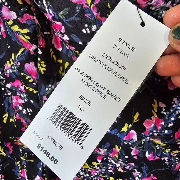 NWT FRENCH CONNECTION FLORAL SPAGHETTI STRAP BODYCON SWEETHEART NECK DRESS SZ 10 - Picture 11 of 15